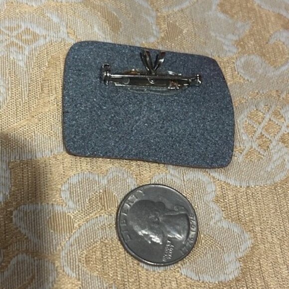 HOLIDAY🎄🎄MOOSE Tree Copper Enamel Artisan BROOCH - Picture 7 of 7